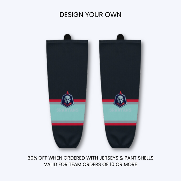 Custom Express Sublimated Hockey Socks