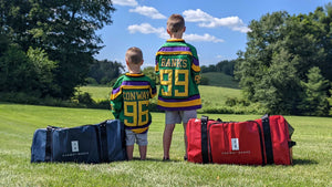 Miller Bros and hockey bags