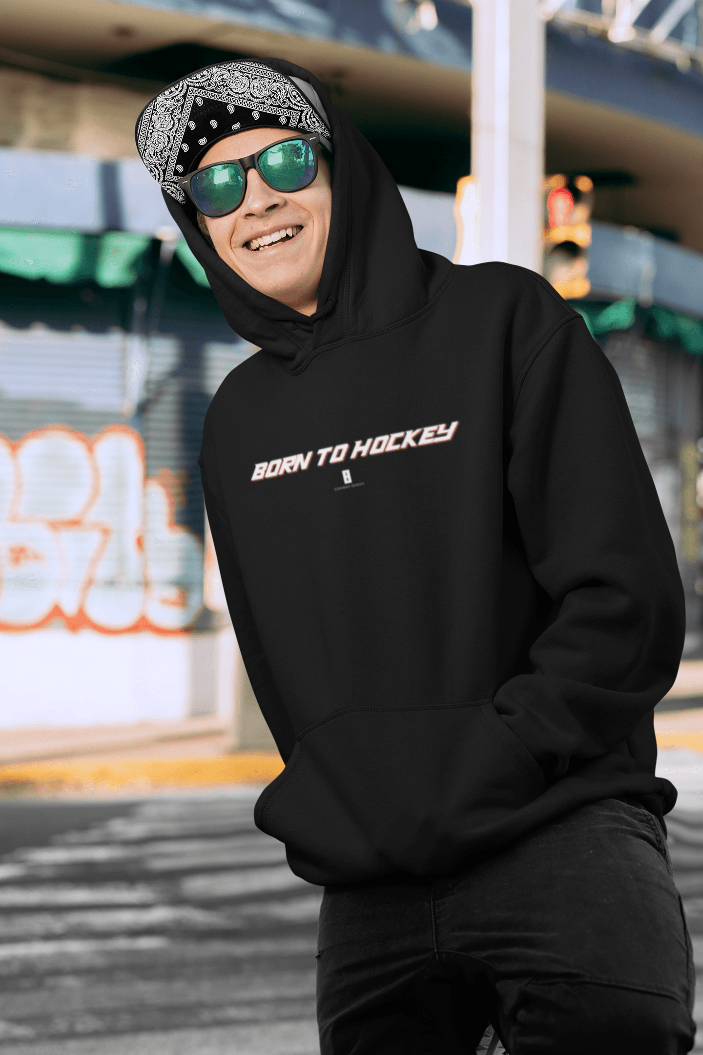 Champion top hockey hoodie