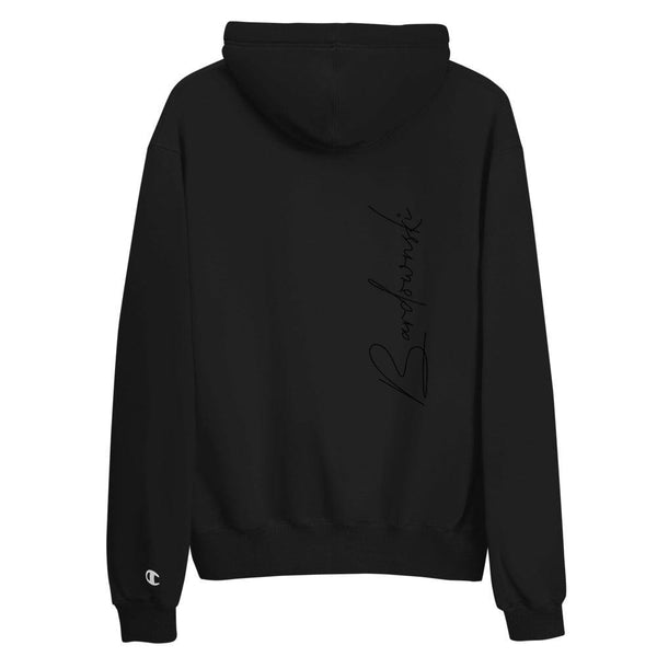 Men Born To Hockey Core Champion Hoodie Black - Conway + Banks Hockey Co.