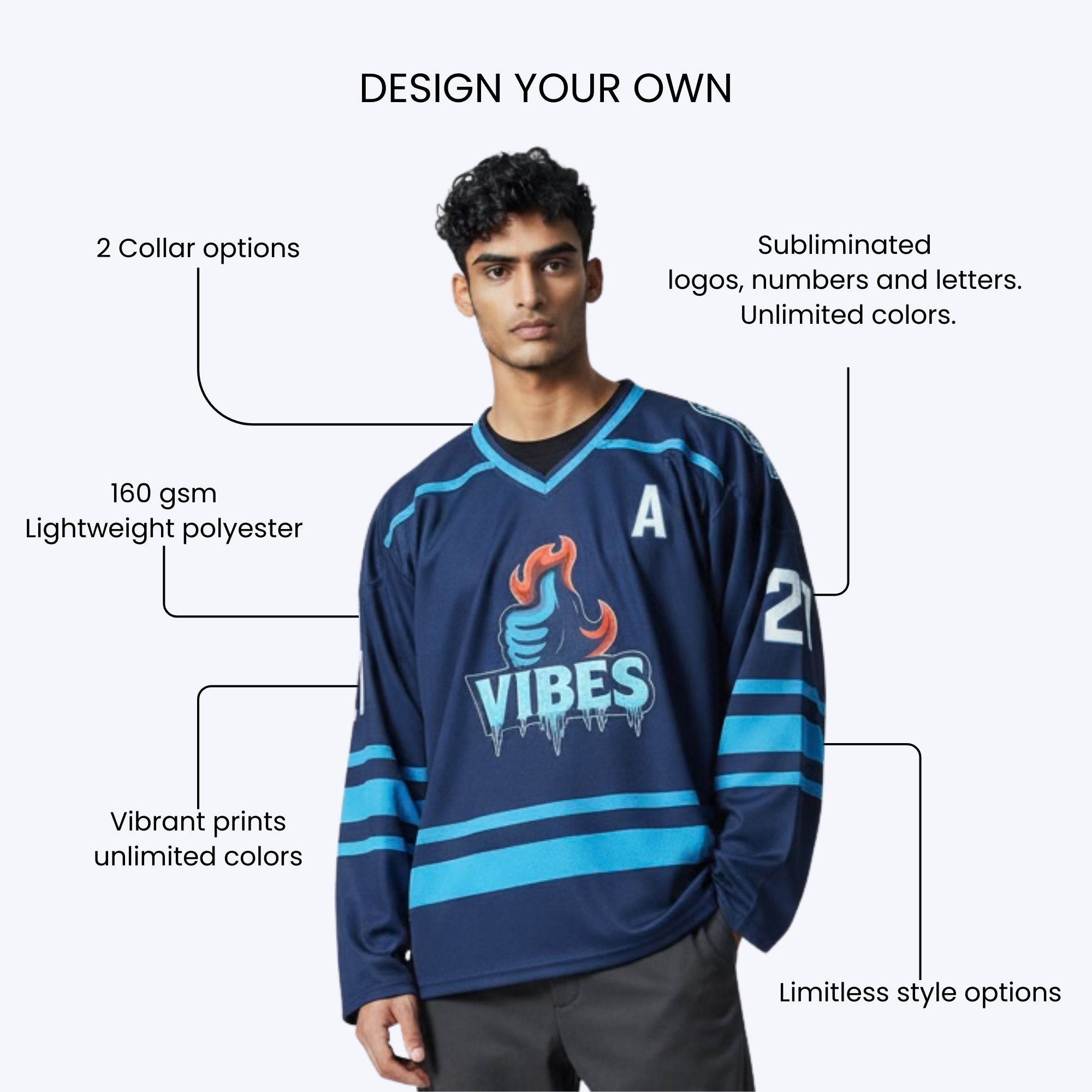 hockey gear Custom Hockey Jerseys for Sale