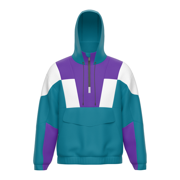 Retro Pullover Hooded Jacket - Design-1