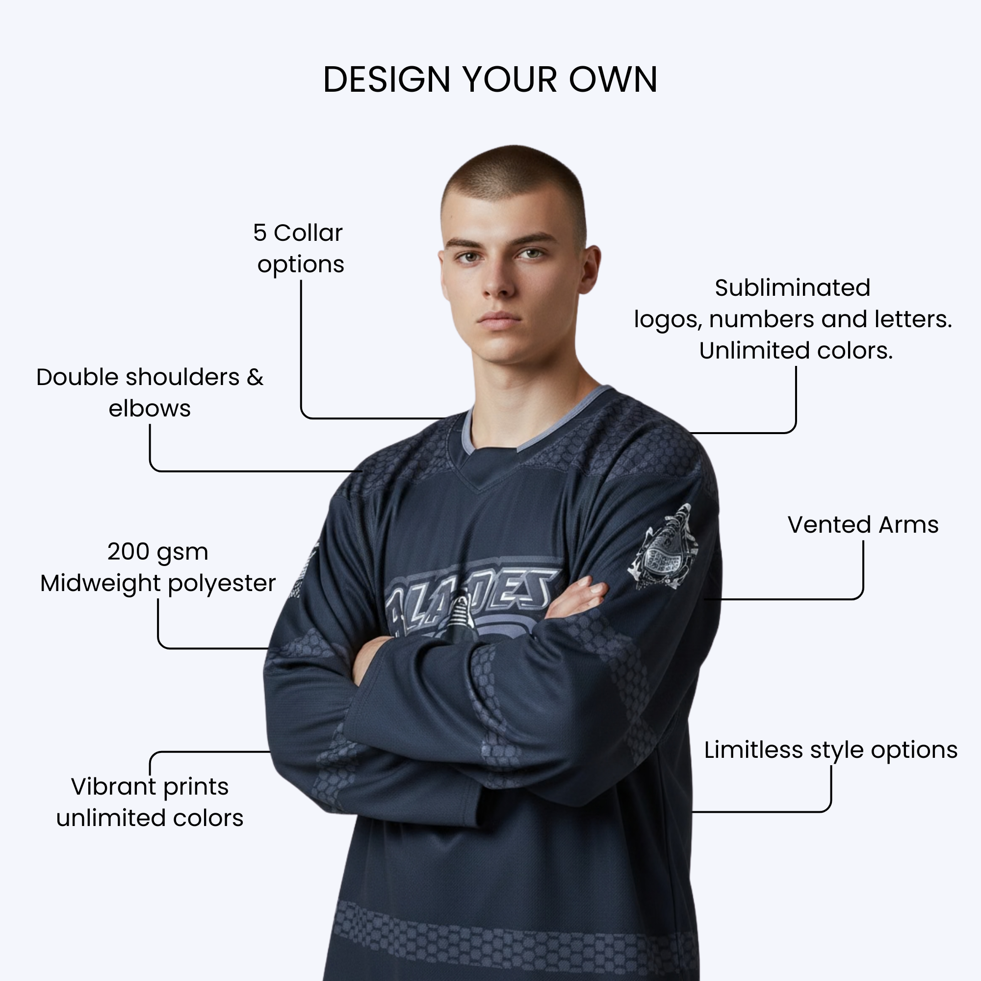 Conway+Banks Enhanced Custom  Hockey Jersey