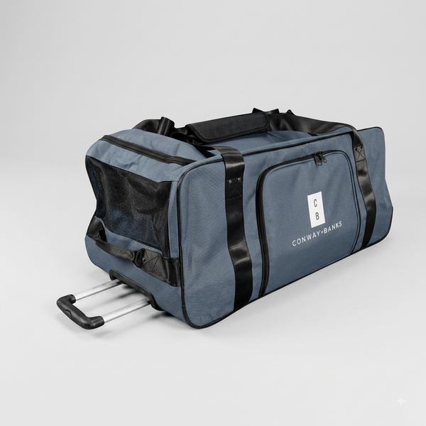 Conway+Banks Wheelie Hockey Bag Lunar Grey