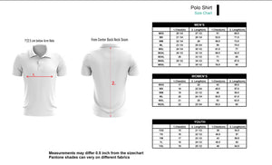 Conway+Banks Custom Polo Sizing Chart