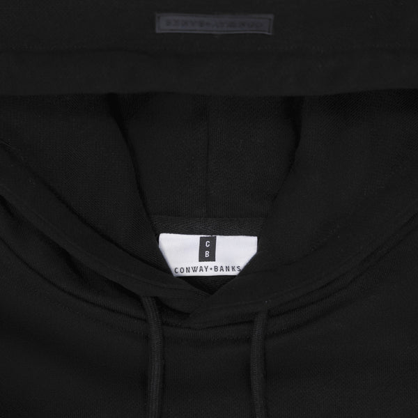 Not Famous "Strive" Terry Hoodie - Midnight Black