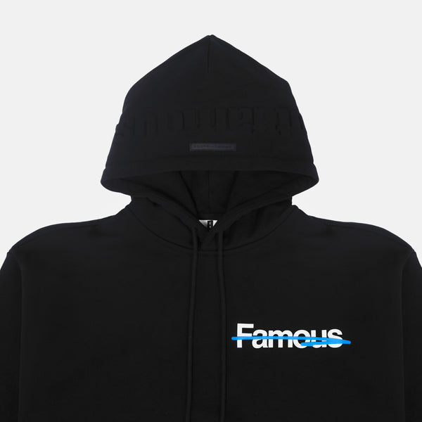 Not Famous "Strive" Terry Hoodie - Midnight Black