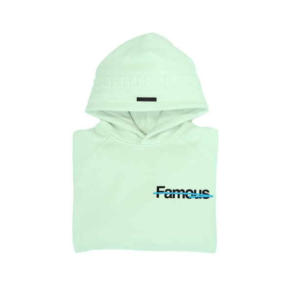 Not Famous "Relentless" Fleece Hoodie - Mint