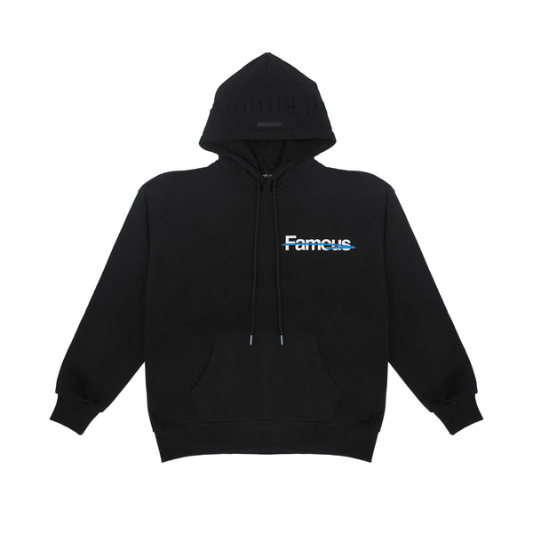 Not Famous "Strive" Terry Hoodie - Midnight Black