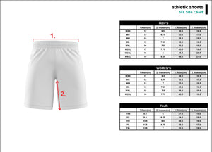 Conway+Banks Custom Performance Shorts Sizing Chart