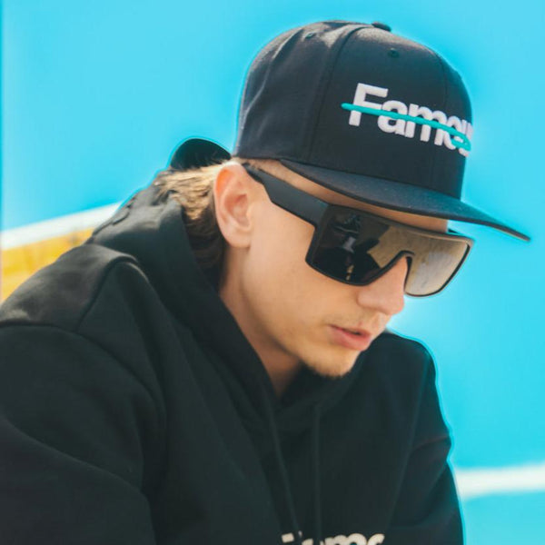 Not Famous "Captivate" Cap - Onyx Aqua