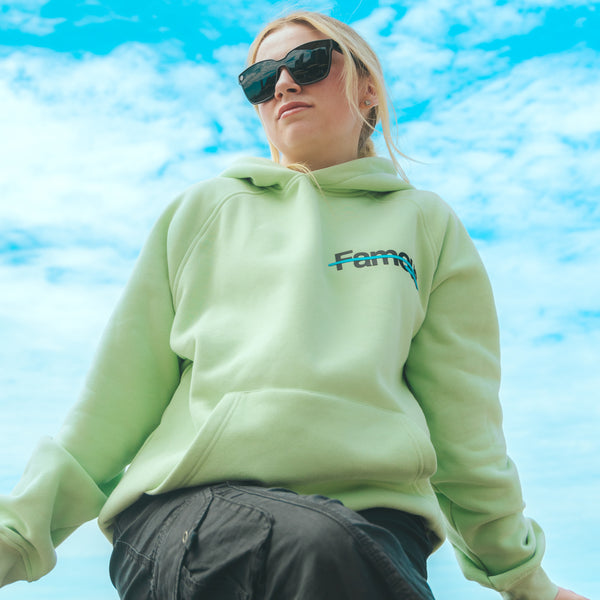 Not Famous "Relentless" Fleece Hoodie - Mint