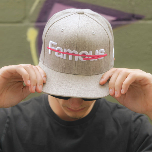 Not Famous "Chase Victory" Cap - Heather Flamingo