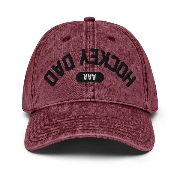 AAA Hockey Dad Reverse Vintage Cotton Twill Cap