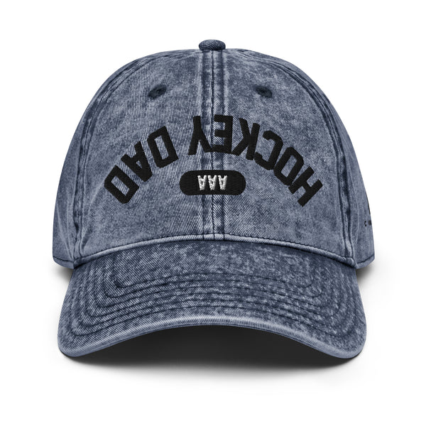AAA Hockey Dad Reverse Vintage Cotton Twill Cap