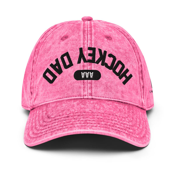 AAA Hockey Dad Reverse Vintage Cotton Twill Cap