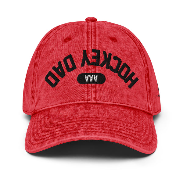 AAA Hockey Dad Reverse Vintage Cotton Twill Cap