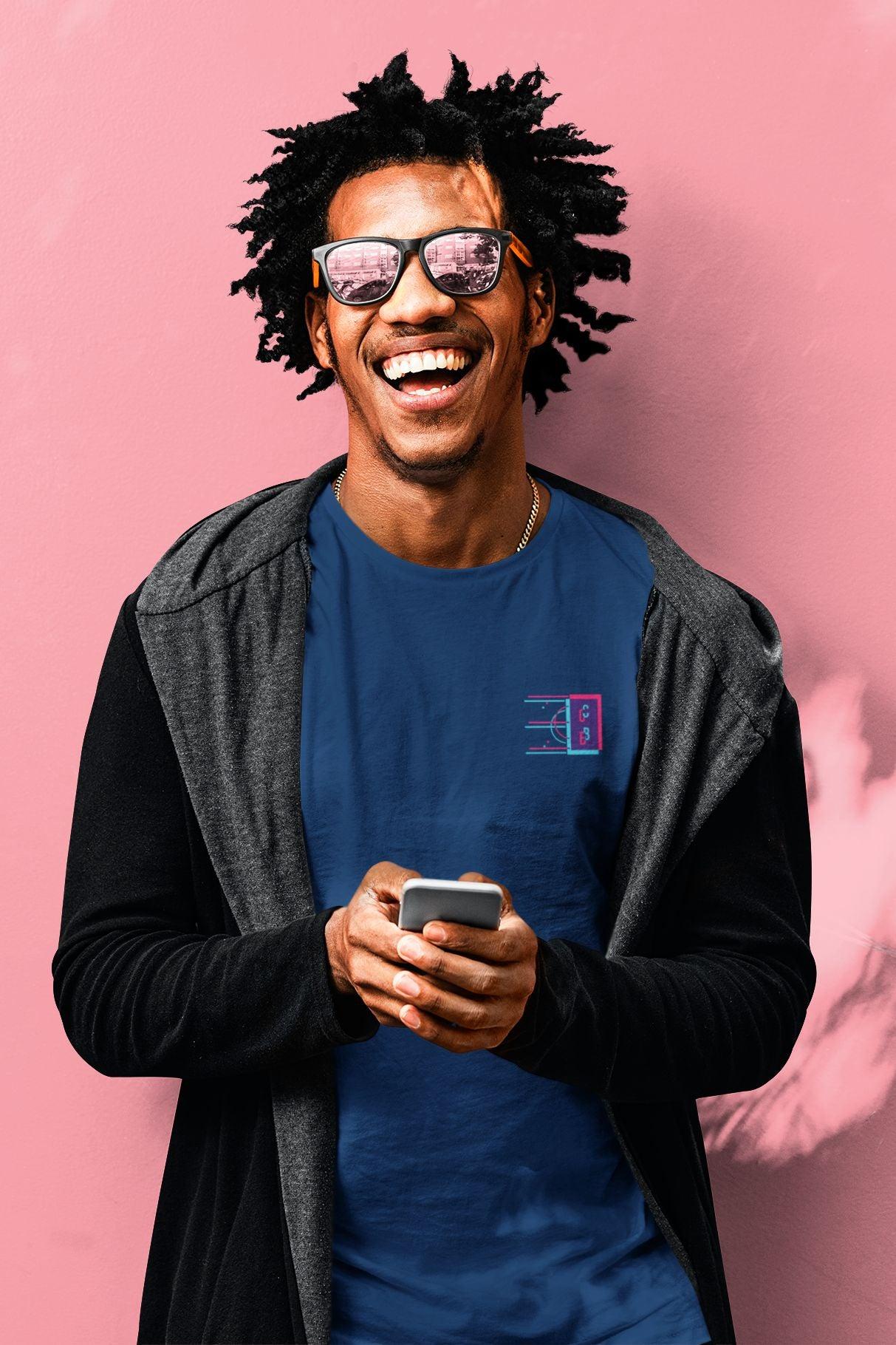 Conway+Banks X MGRAPHX Glitch Tee Midnight Blue
