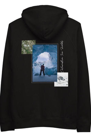 Kristopher Andres - Day on Columbia Ice Fields Unisex Eco Hoodie - Conway + Banks Hockey Co.