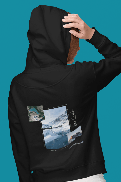 Natalie Gillis - Day On Bow Lake Unisex Eco Hoodie - Conway + Banks Hockey Co.