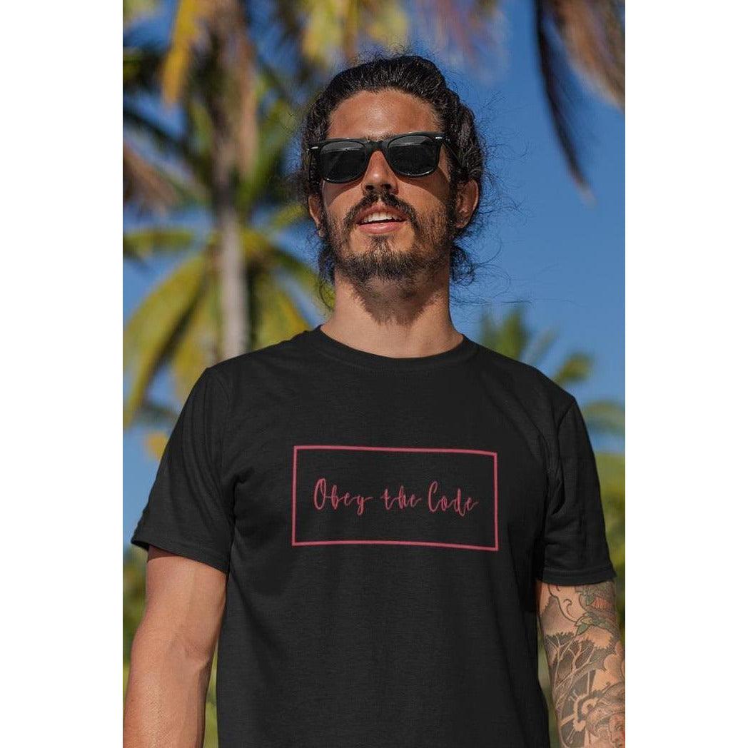 Obey The Code - Mens Tee