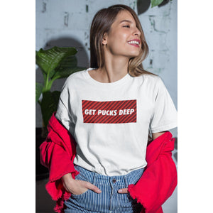 Get Pucks Deep Womens Tee - Conway + Banks Hockey Co.