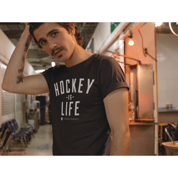 Hockey is Life Tee Mens - Conway + Banks Hockey Co.