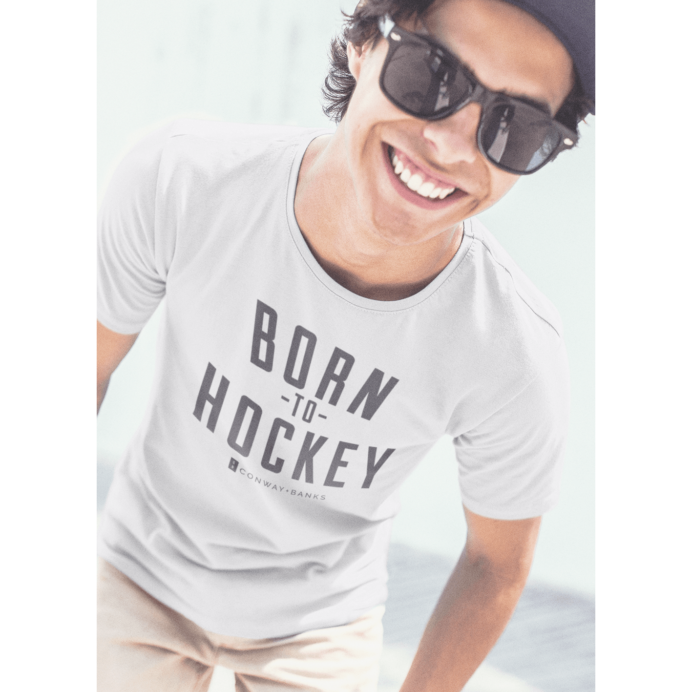 Born to Hockey Tee Mens