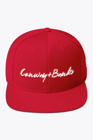 C+B Script Snapback - Conway + Banks Hockey Co.