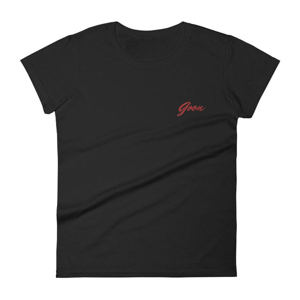 Goon Embroidered Womens Tee - Conway + Banks Hockey Co.