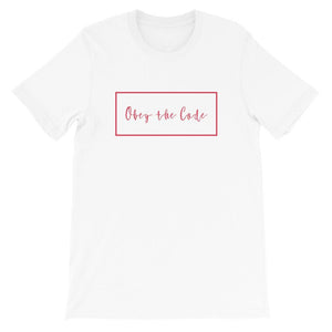 Obey The Code - Mens Tee - Conway + Banks Hockey Co.