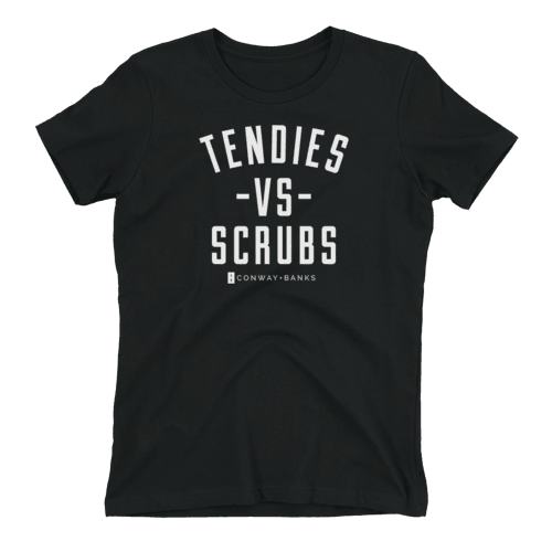 Tendies vs Scrubs Tee Womens - Conway + Banks Hockey Co.