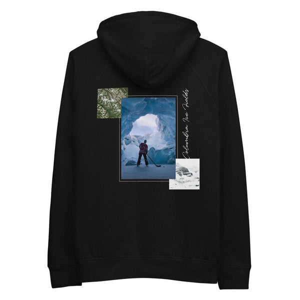 Kristopher Andres - Day on Columbia Ice Fields Unisex Eco Hoodie - Conway + Banks Hockey Co.