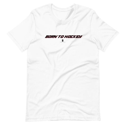 Mens Born To Hockey Core Tee White - Conway + Banks Hockey Co.