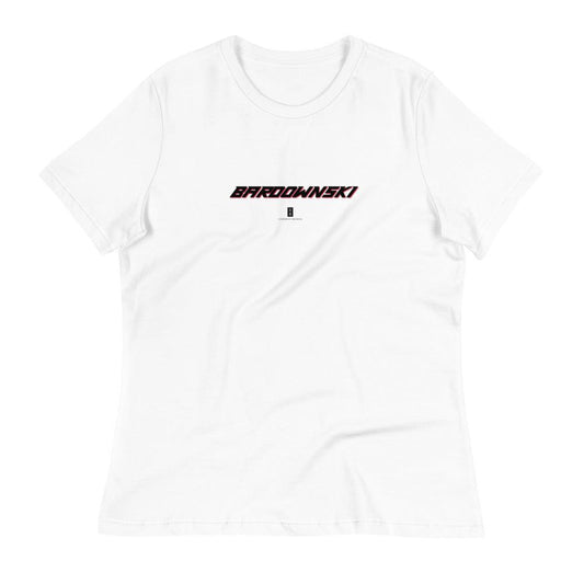 Womens Bardownski Core Tee White - Conway + Banks Hockey Co.